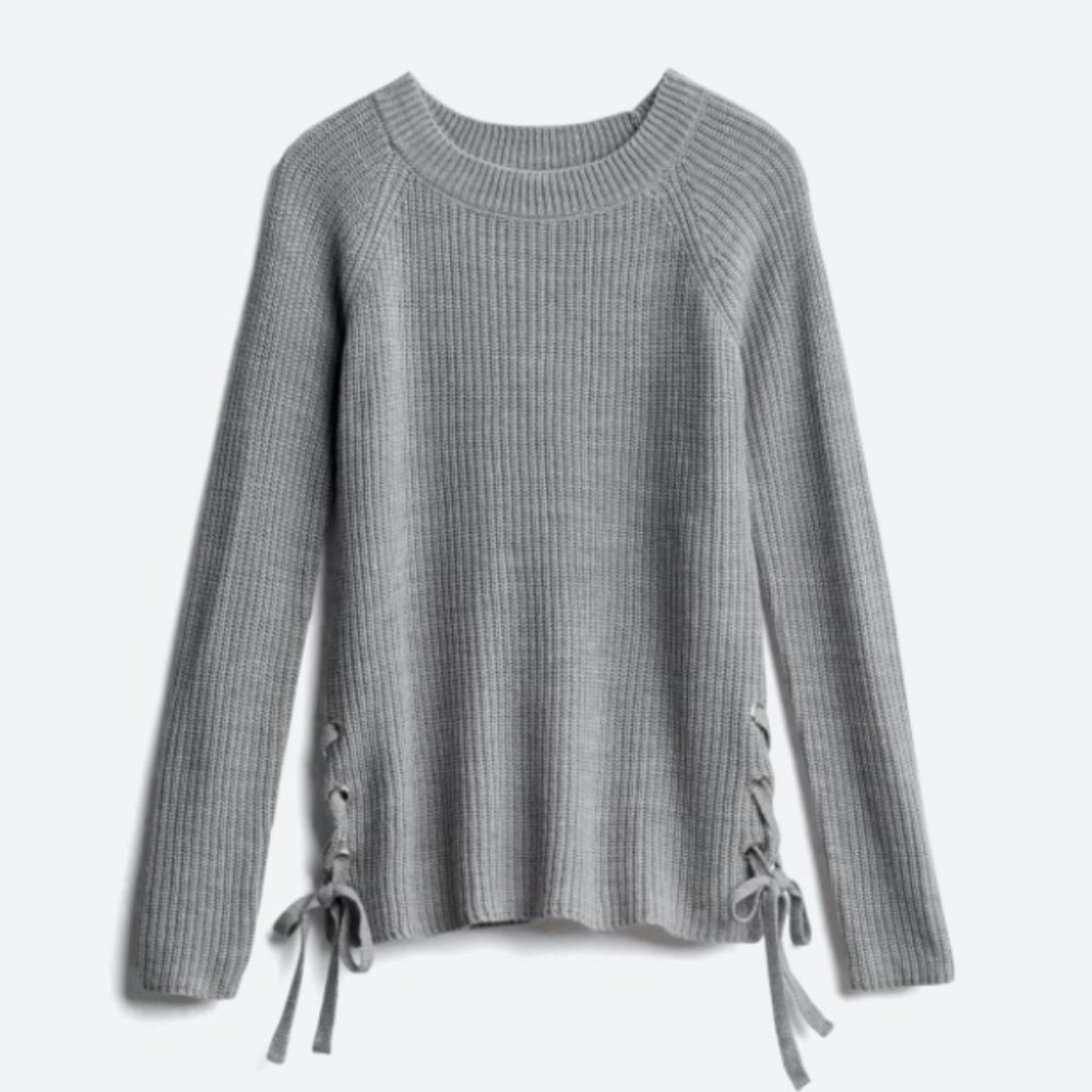 Staccato Side Tie Pullover Sweater